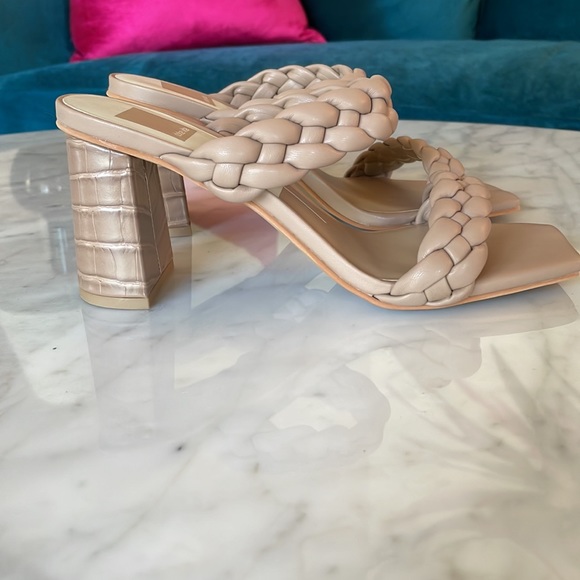Dolce Vita Paily Braided Sandal in Cafe Stella Size 7.5 - Picture 4 of 7